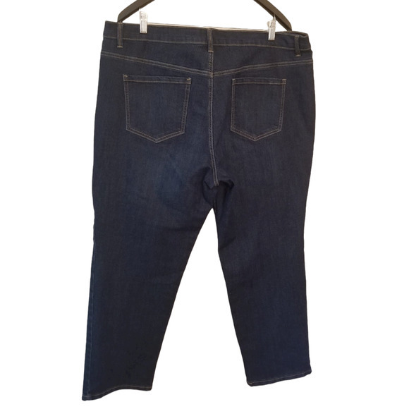 Gloria Vanderbilt Petite Blue Women's Jeans Size 18W 42 Inseam 28 in - Picture 2 of 8